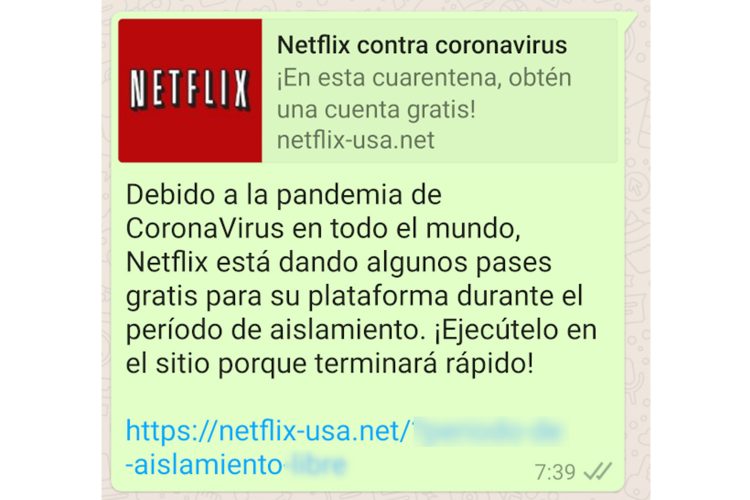 Phishing Netflix