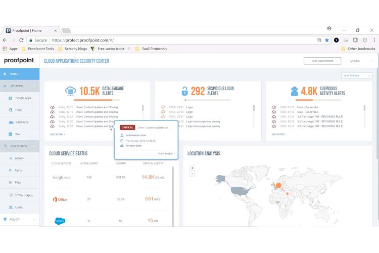 Proofpoint Cloud App Security Broker (CASB)