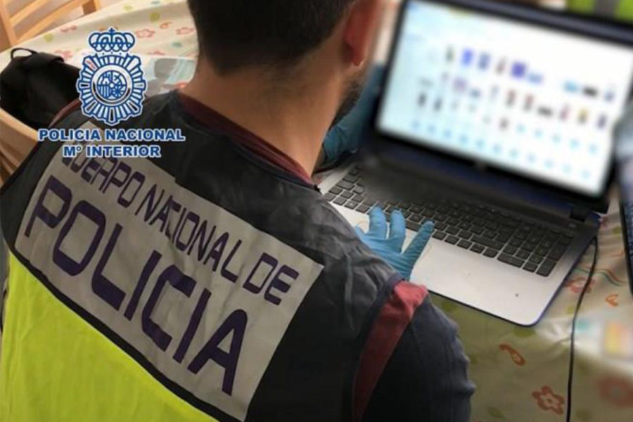 Policía, ciberdelincuente, ciberdelito