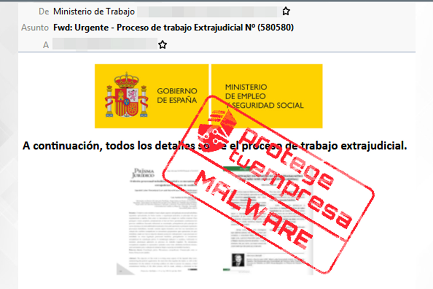 Malware Ministerio de Trabajo