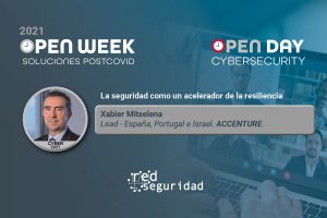 Xabier Mitxelena, Lead - España, Portugal e Israel de Accenture. Cybersecurity Open Day 2021.