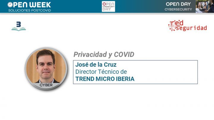 José de la Cruz, director técnico de Trend Micro Iberia. Cybersecurity Open Day 2020