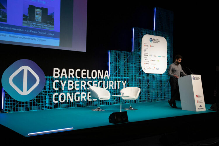 Conferencia durante el Barcelona Cybersecurity Congress 2022.