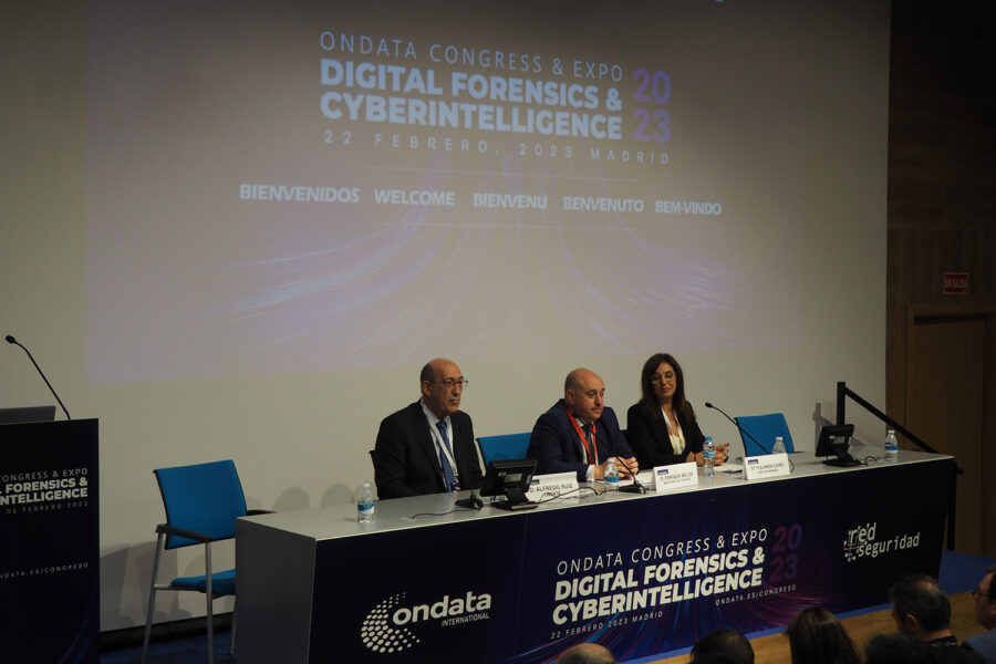 Inauguración Zona de expositores Ondata Congress & Expo Digital Forensics & Cyberintelligence 2023