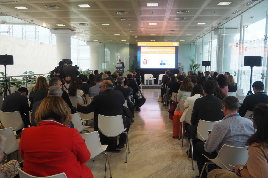 Intervención de Ricardo Maté durante la inauguración de Aslan 2023.