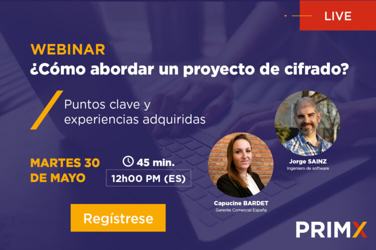 Cartel webinar de Prim'X