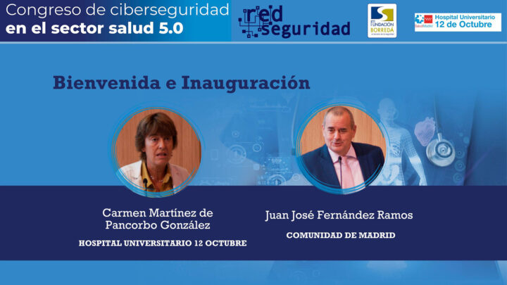 Carmen Martínez de Pancorbo González, directora gerente del Hospital Universitario 12 de Octubre de Madrid, y Juan José Fernández Ramos, viceconsejero de Sanidad de la Comunidad de Madrid