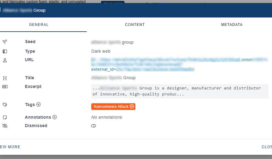 Hallazgo en la 'Dark web'.